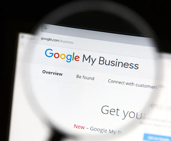 Google my business website